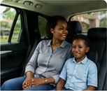 Authorized family passenger in a customer vehicle